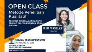Open Class Metode Penelitian Kualitatif FIKOM Universitas Jayabaya